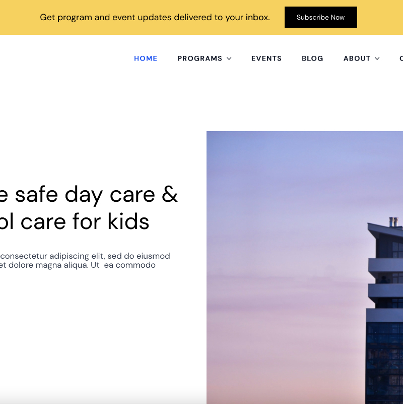 Presenting The Anya Nonprofit Website Template for Breakdance.